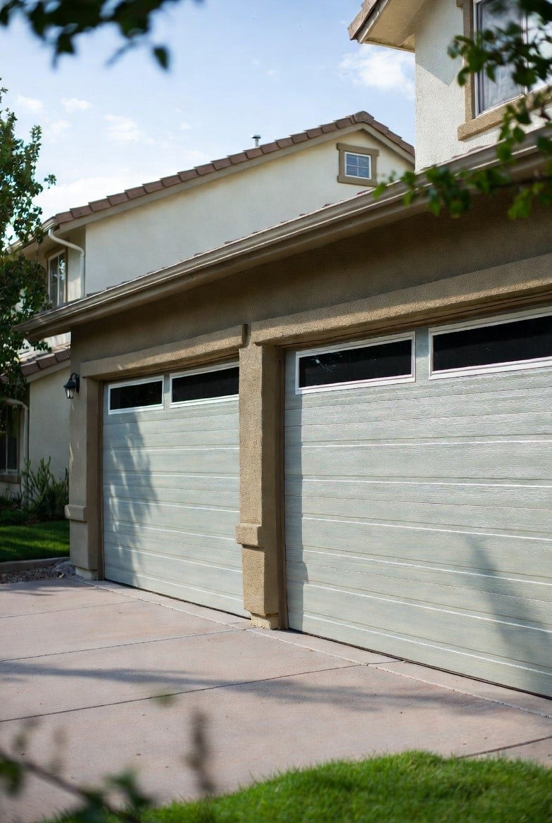 Modern garage doors in Denver